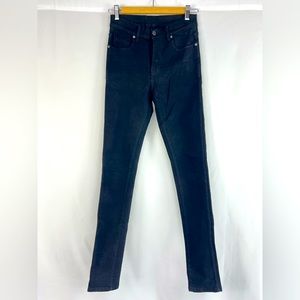 Dr Denim black denim skinny jeans, size 28